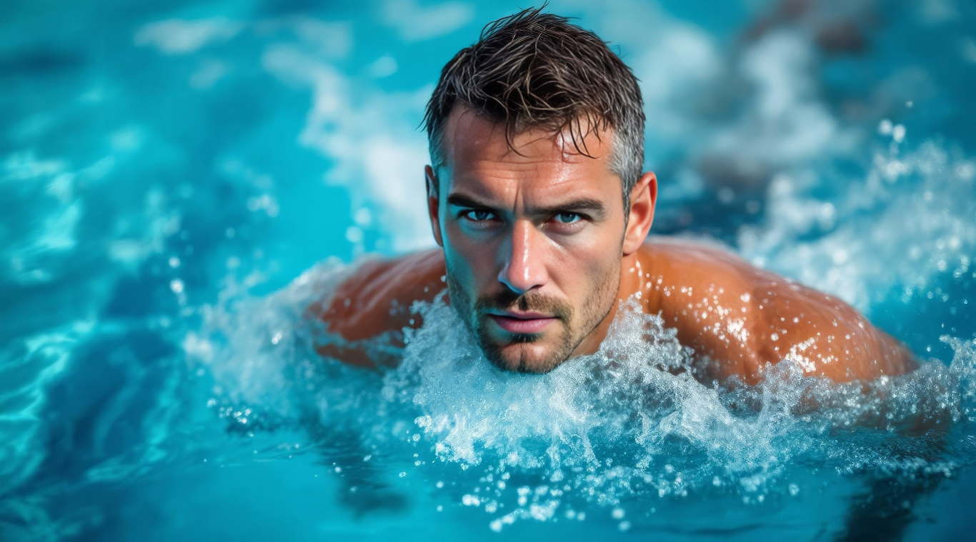 Aktive Frau beim Training